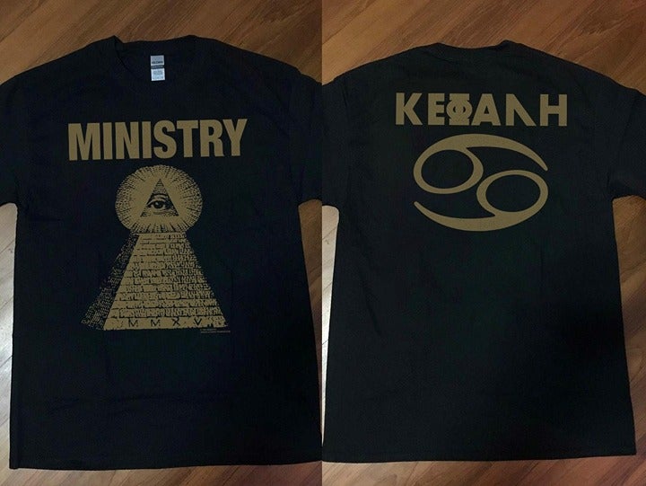 1991 Ministry KEFALH38 Psalm 69 Tour T-Shirt Ministry Psalm 69 Concert T-Shirt M