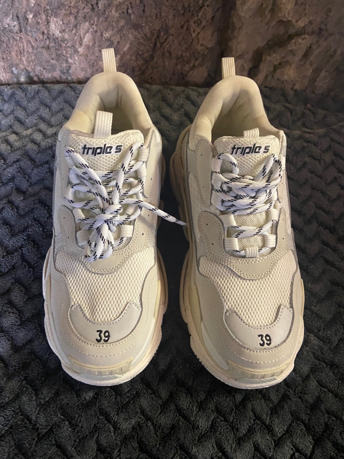 Cream Balenciaga Triple S
