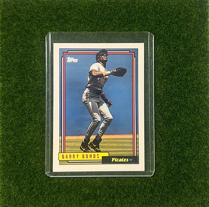1992 Barry Bonds TOPPS WINNER Baseball Card #380