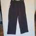 Athleta Black Retro Straight Leg Jogger Pants Pockets Women's Size Medium