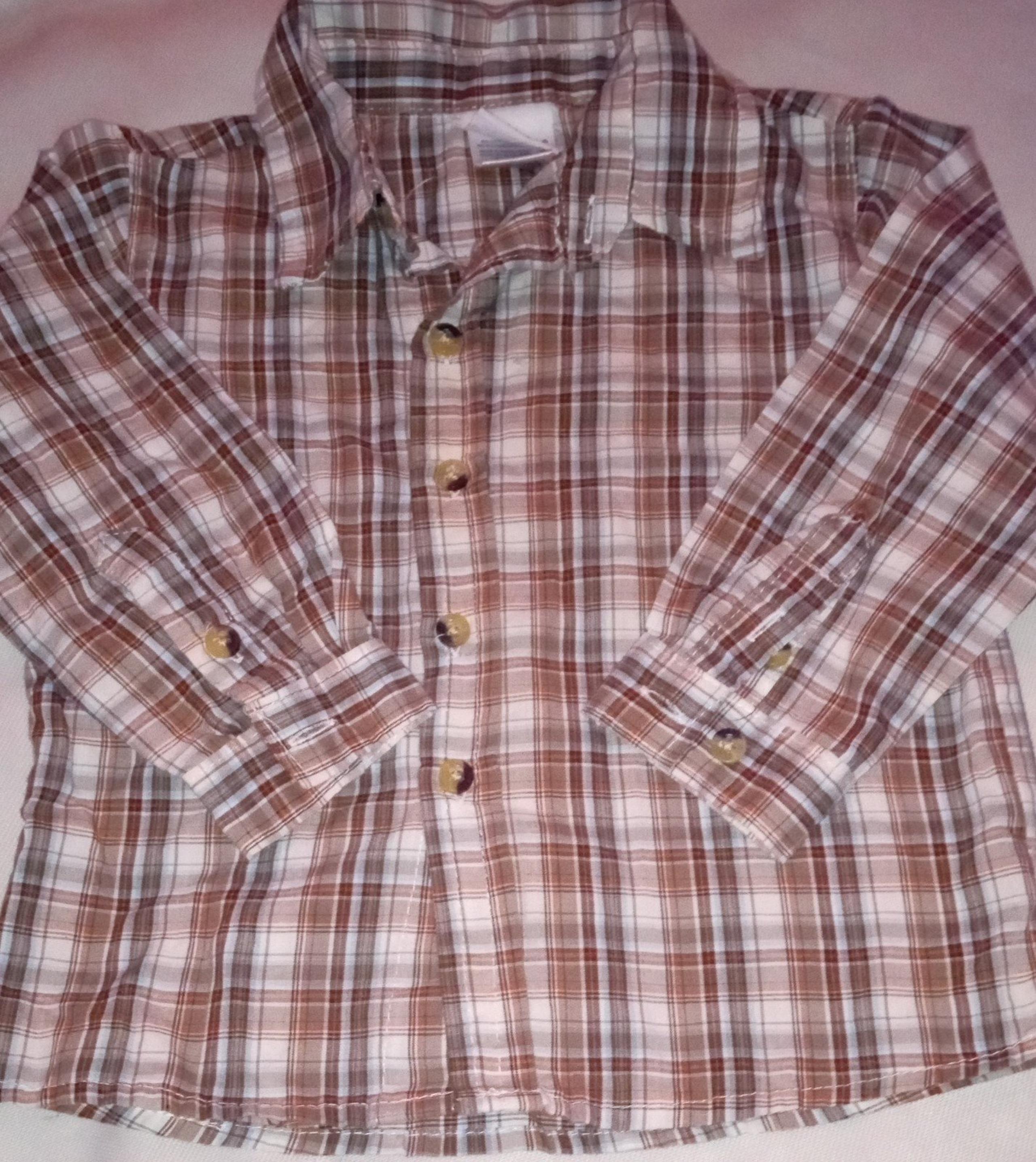 Nannette Kids Long Sleeve, Button Down Plaid Flannel Shirt Little Boys 3T