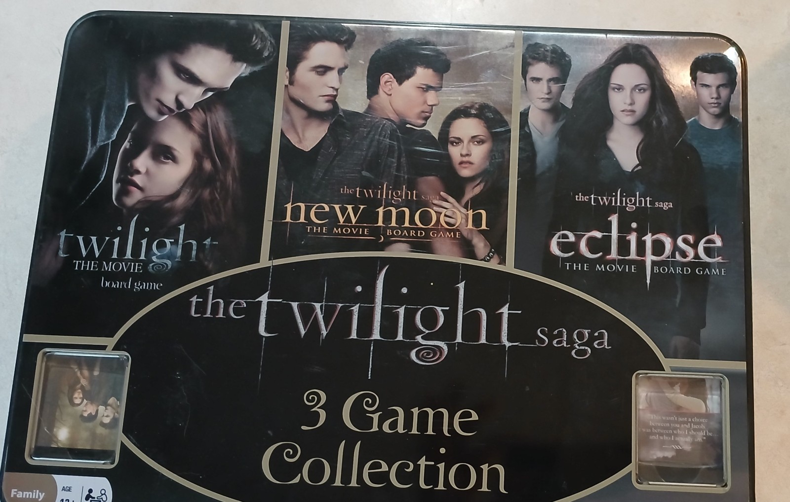 Twilight Saga 3 Game Collection in Collector Tin - Twilight, New Moon, & Eclipse