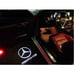2PC Car Door Shadow Light Logo For Mercedes Benz C Class W204 2008-2014