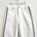 NEW 7 For All Mankind Women’s Skinny Jeans Side Stripe White 24 NWT
