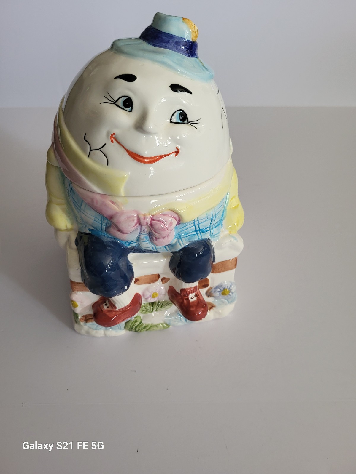 Vintage Humpty Dumpty Cookie Jar