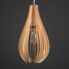 Wood Pendant Light | Pendant Lighting | Chandelier Lighting | Ceiling Light