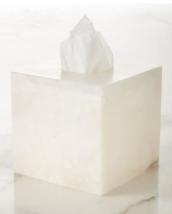 Kassatex Alabaster Tissue Holder