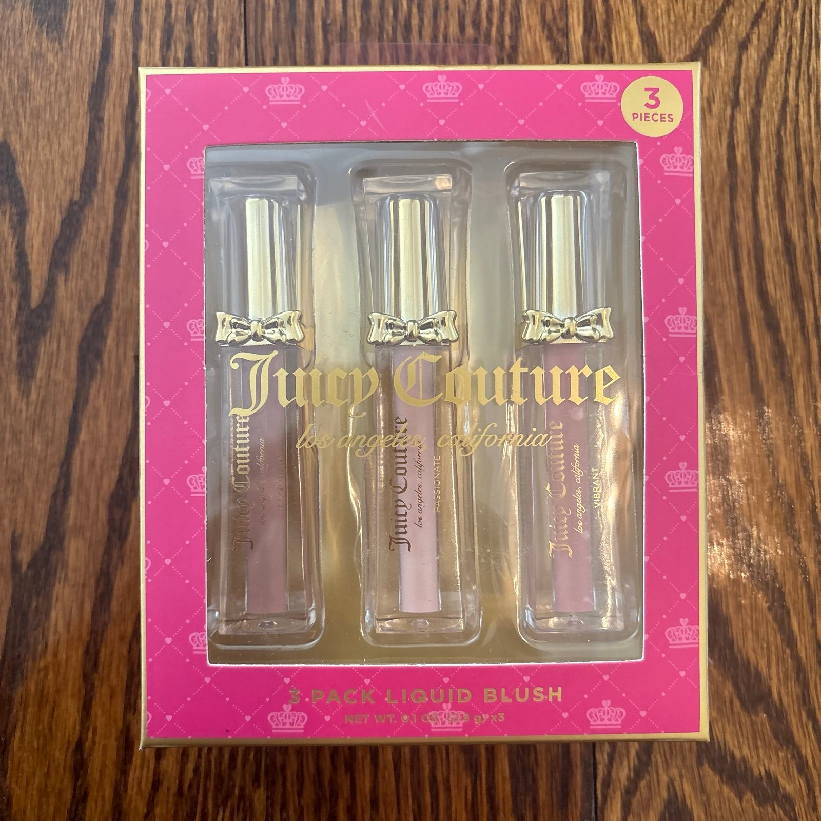 Juicy couture three pack liquid blush