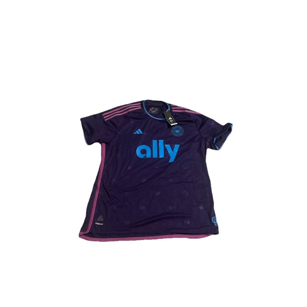 ADIDAS CHARLOTTE FC XXL AUTHENTIC JERSEY 150 RETAIL HOME PURPLE HI1849