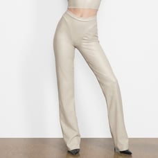 SKIMS Faux Leather Boot Cut Pants Shell 3X