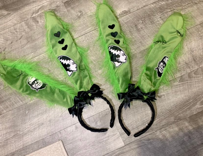 NEW Custom Frankenstein Bunny Rabbit Horror Ears