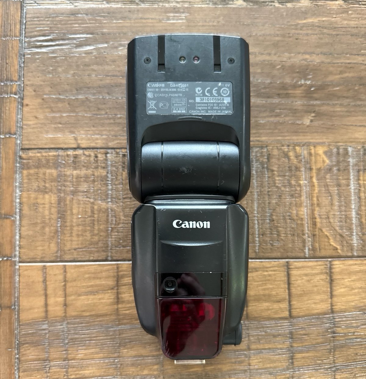 Canon speedlite 600 EX RT flash