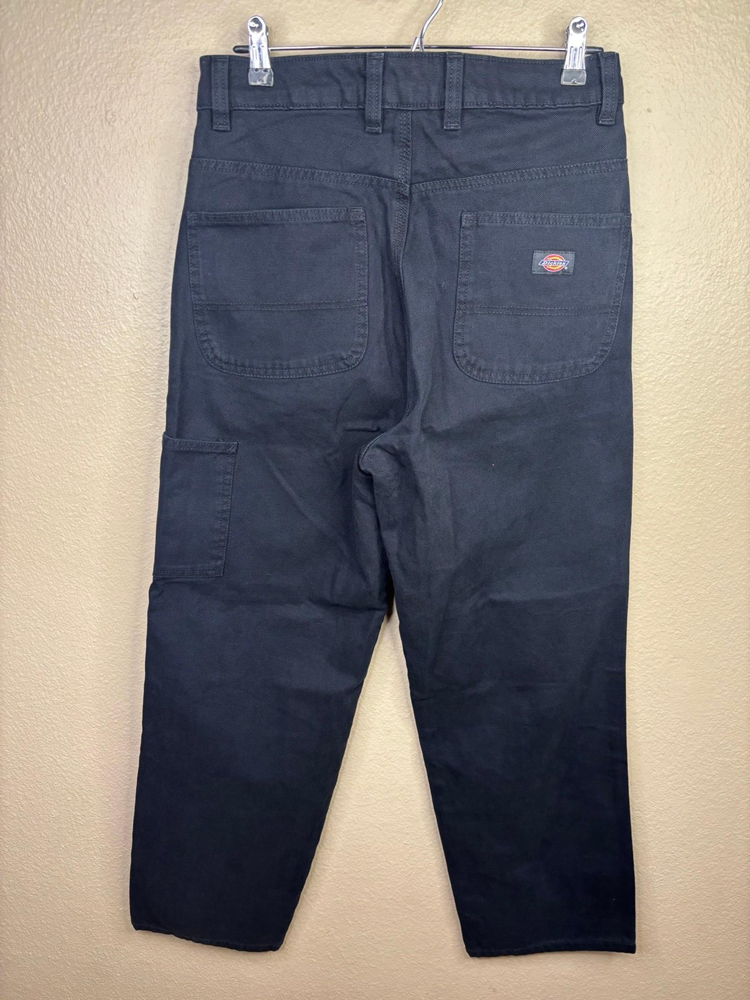 Dickies Relaxed Black Cargo Pocket Jeans Women’s Size 10R Y2K