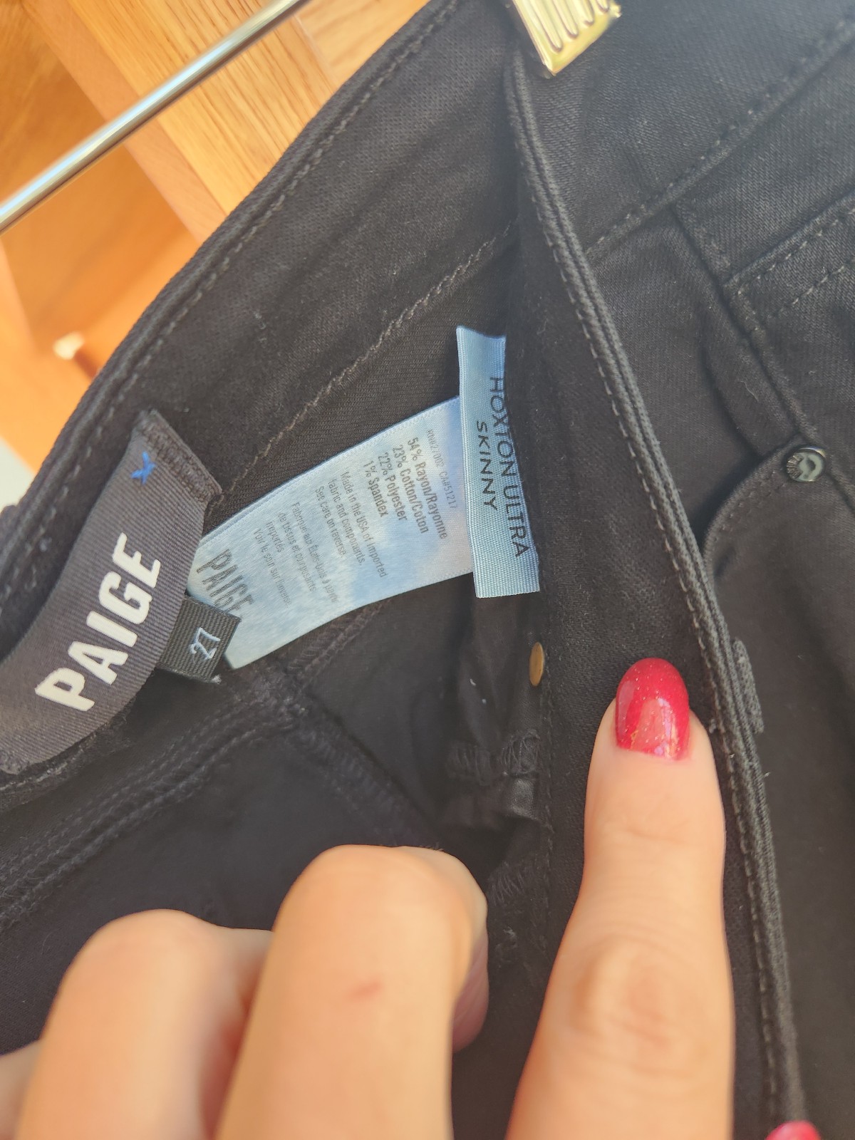 Paige Jeans- Black Denim