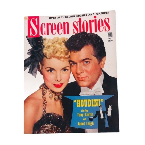 Vintage July 1953 Screen Stories Janet Leigh Magazine