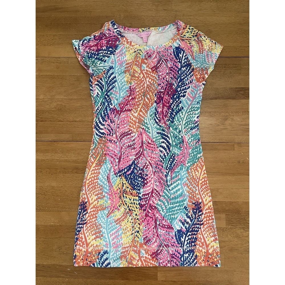 Lilly Pulitzer Women's Electric Feel Tammy Dress Multicolor Sz XS