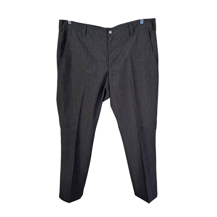 Bluffworks presidio pants thunder grey size 38x32 travel work career