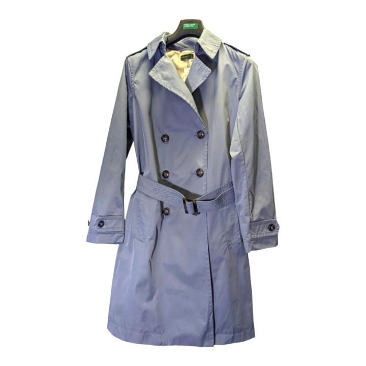 Moon Blue Trench Coat from Benetton