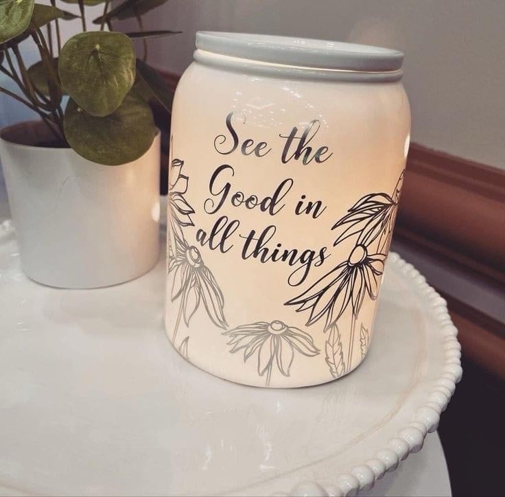 Scentsy See The Good Warmer NIB