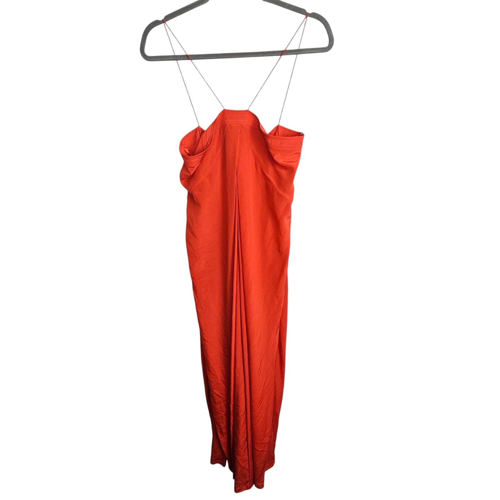 Diane Von Furstenberg Dress Maxi Dress DVF Maxi Dress DVF Silk Dress 10 Red NEW