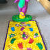 2001 Barney Move ‘N Groove Dance Mat TESTED WORKS Inflatable Barney the Dinosaur