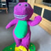 2001 Barney Move ‘N Groove Dance Mat TESTED WORKS Inflatable Barney the Dinosaur