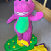 2001 Barney Move ‘N Groove Dance Mat TESTED WORKS Inflatable Barney the Dinosaur