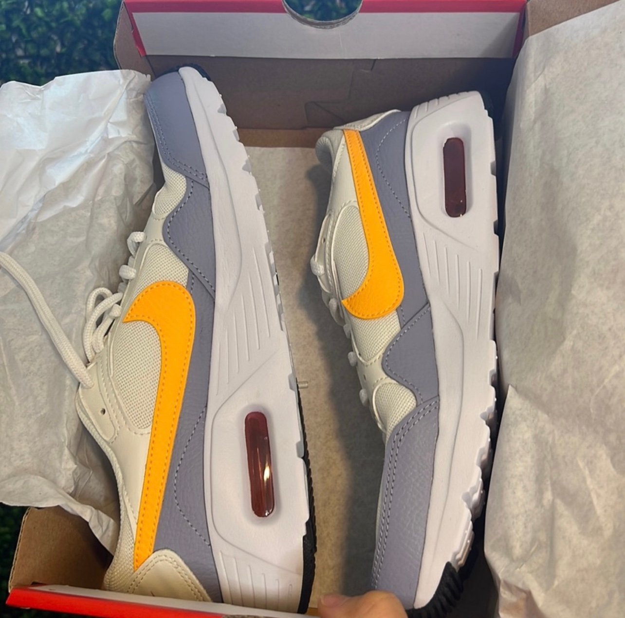 NEW Nike Air Max SC GS 'Sail Laser Orange size 7Y Bg Lifestyle