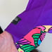 Vintage Fishskins Ruffle Rashguard Swim Suit