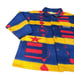Vintage 90’s RARE Guess Fleece Button Down Men’s Oversized Medium Multi-Colo
