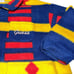 Vintage 90’s RARE Guess Fleece Button Down Men’s Oversized Medium Multi-Colo