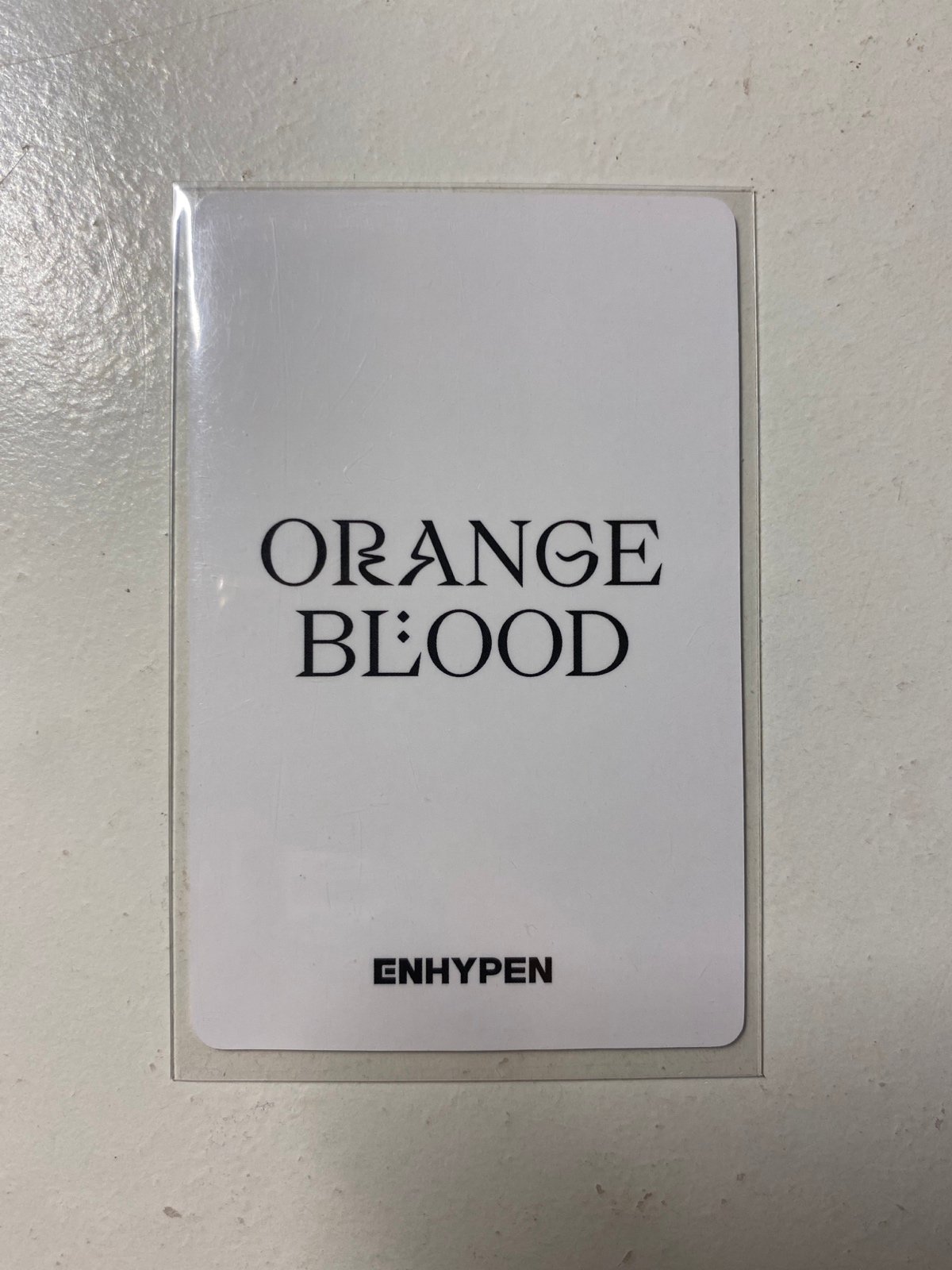 ENHYPEN Orange Blood YIZHIYU YZY China 3.0 pc 一直娱 China