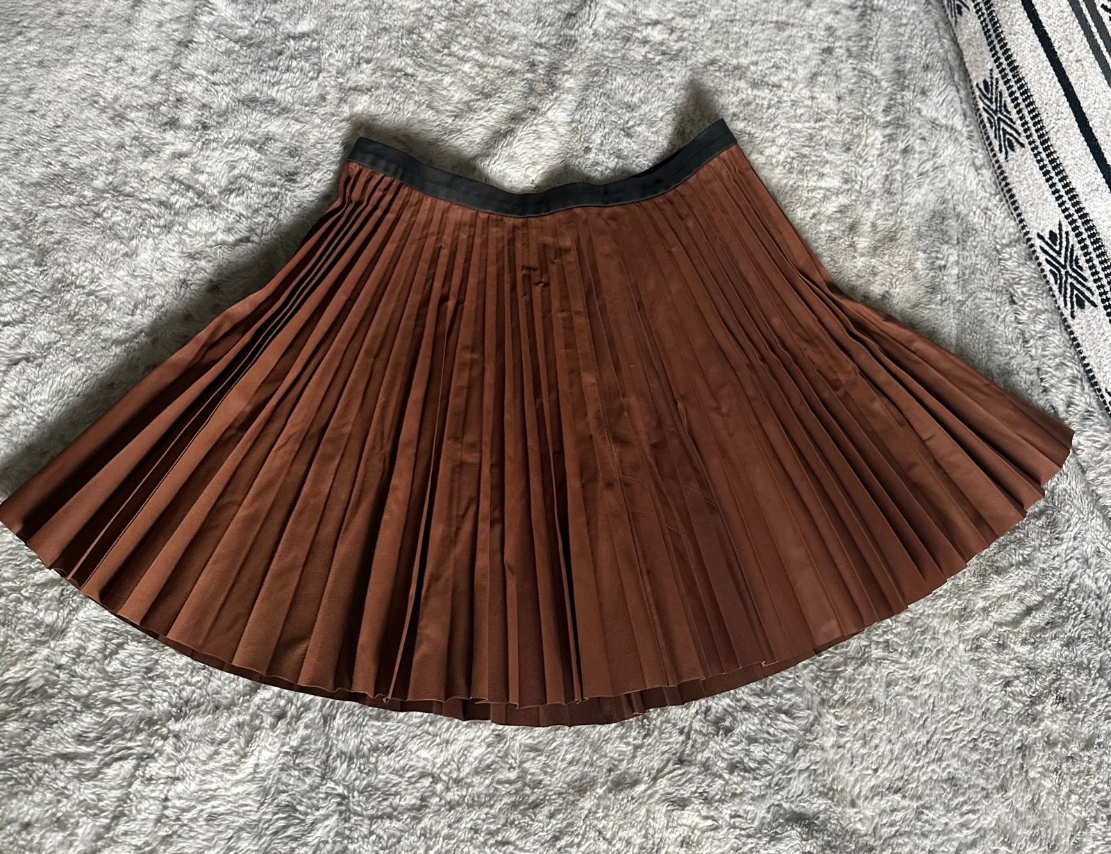A.L.C. Lamb Leather Skirt