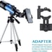 F40070M Telescope Astronomical Monocular with Tripod Refractor Spyglass Zoom