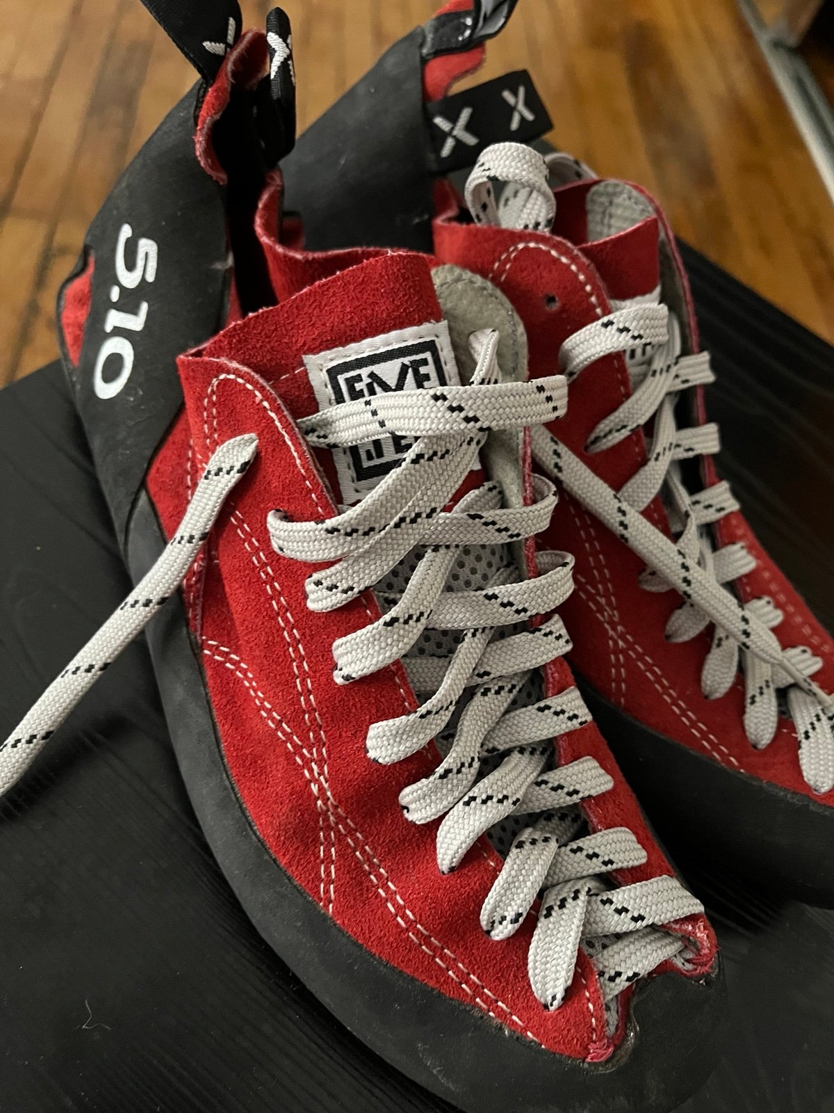 rock climbing shoes