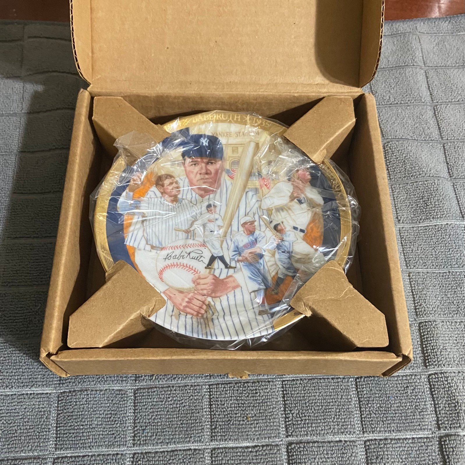 New York Yankees Babe Ruth Plate #438F