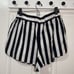 Gianni Bini - Stripe Shorts - Black/White - Size Medium