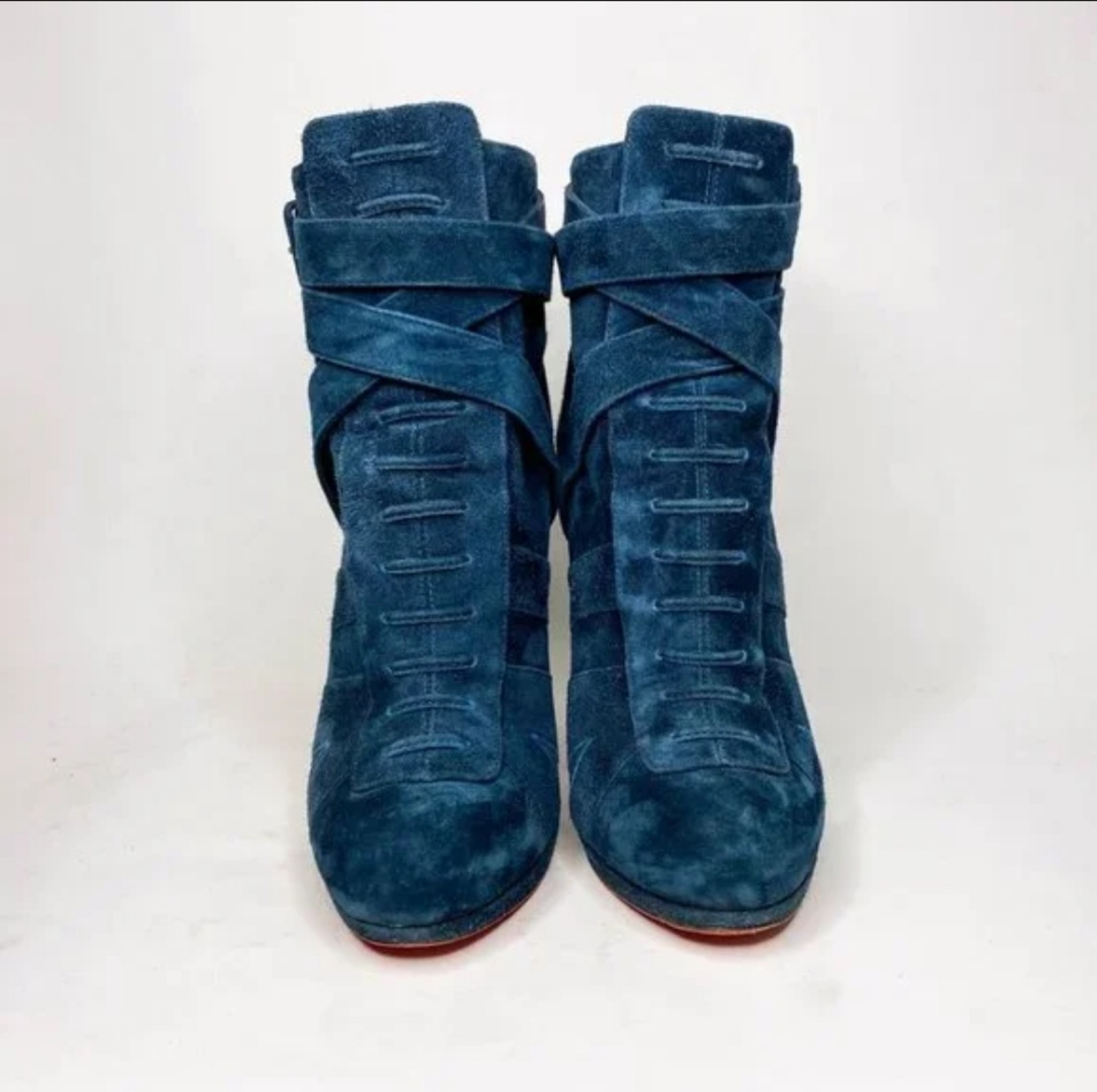 Christian Louboutin Lamu Blue Boots