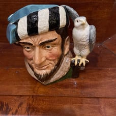 THE FALCONER Vintage Royal Doulton Large Toby Mug Jug D6533 character 1959 7.5