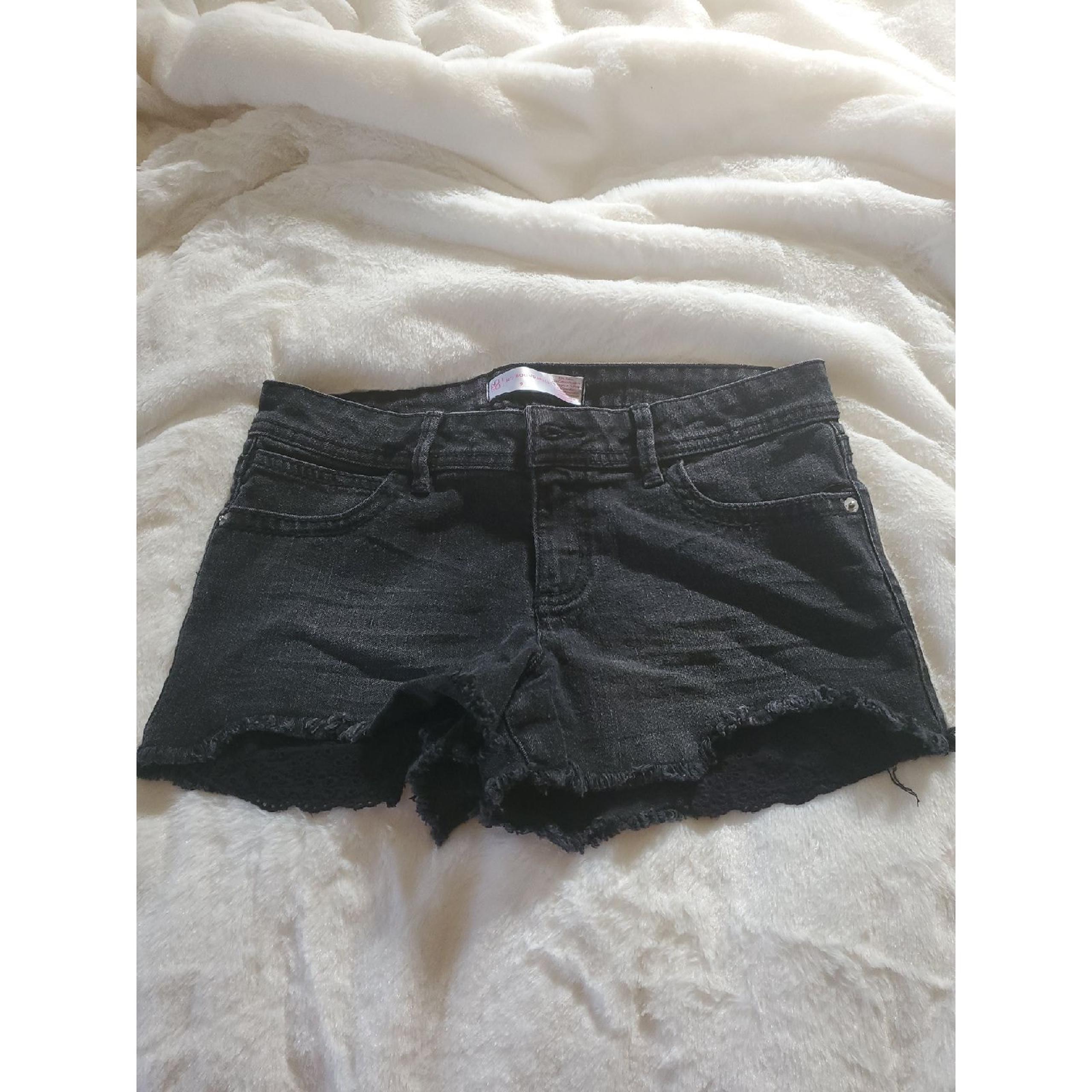 No Boundaries Black Denim / Jean Shorts