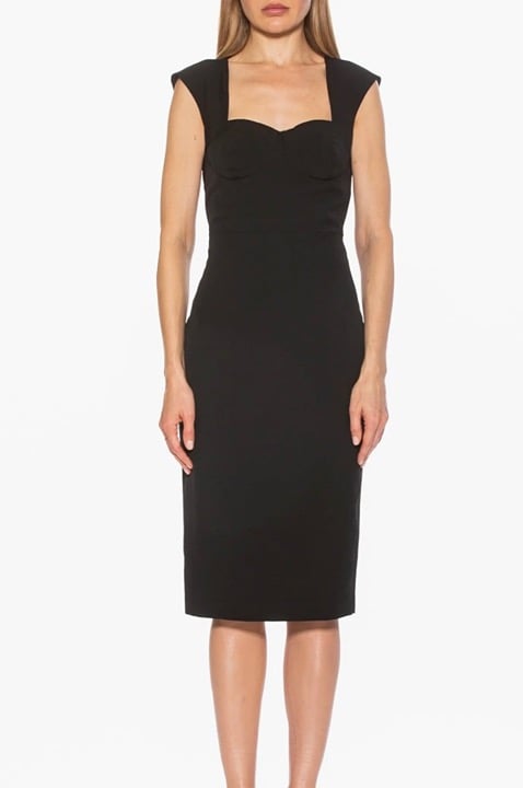 COCKTAIL DRESS - CORSET STYLE SHEATH - ALEXIA ADMOR - NEW - SIZE 12