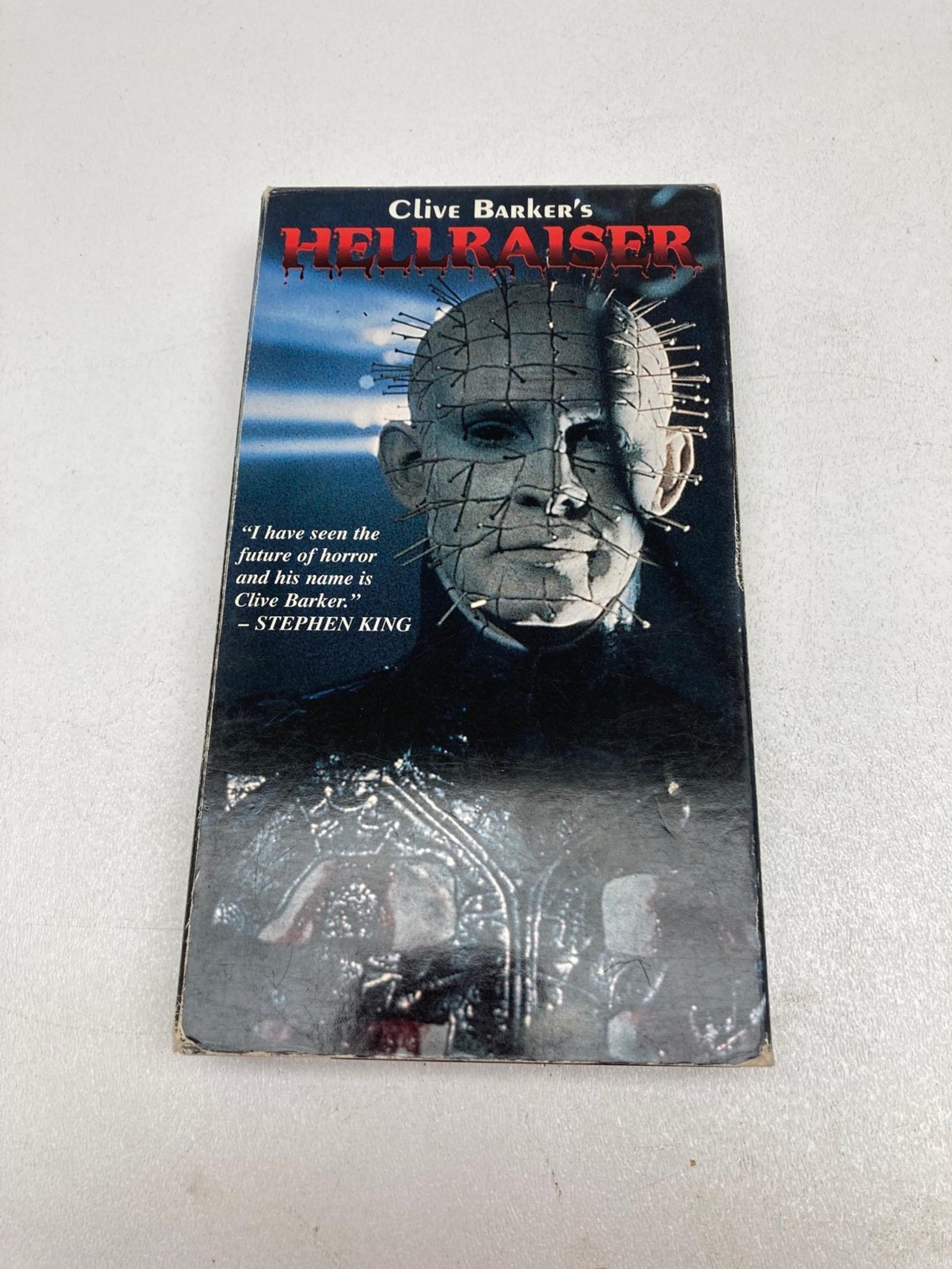 Hellraiser VHS 1998 Clive Barker's Horror Anchor Bay