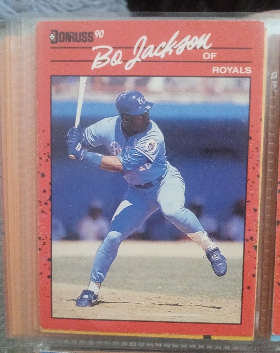 Bo Jackson donruss 1990 card