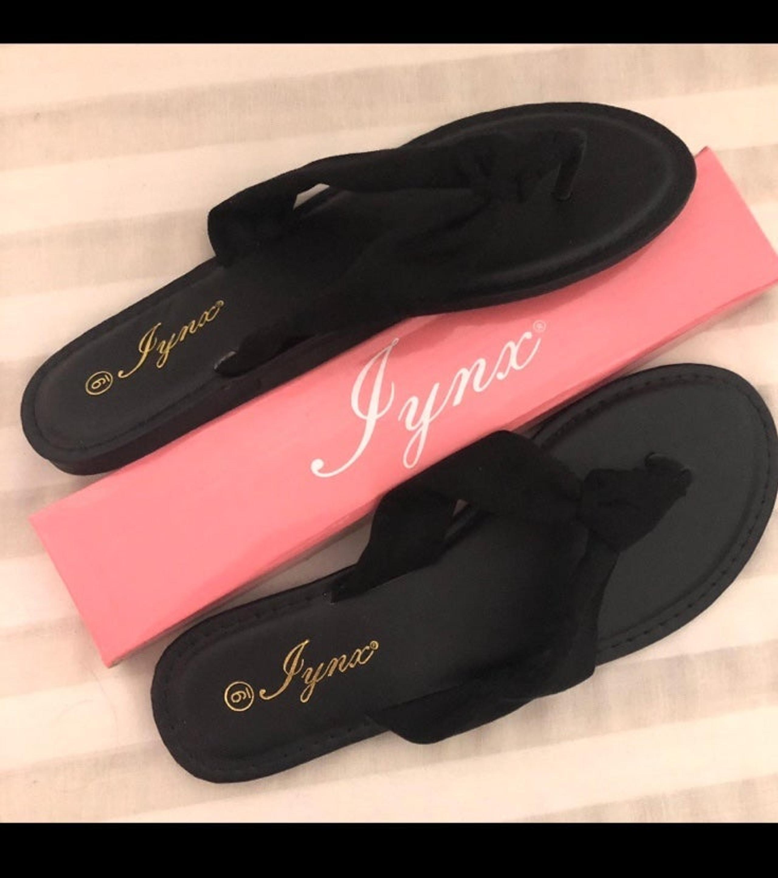 Strap Black Sandals, 9
