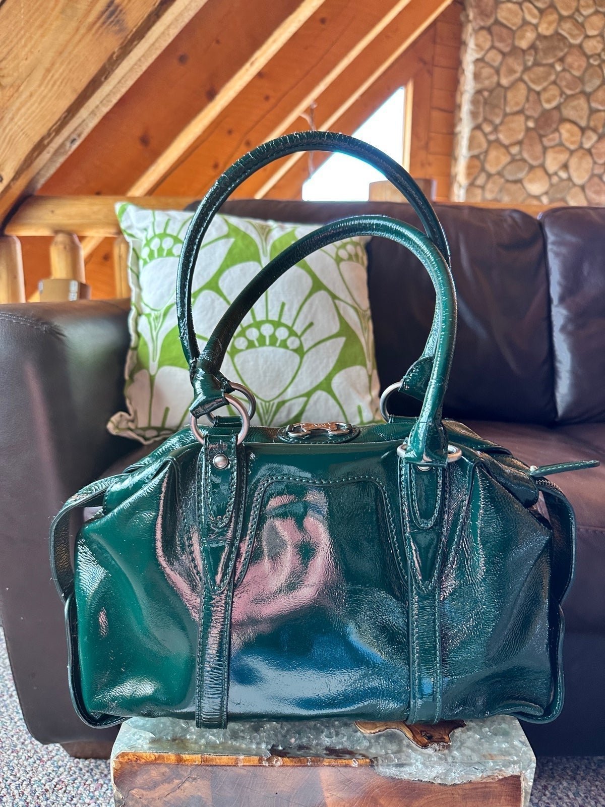 Michael Kors patent leather purse
