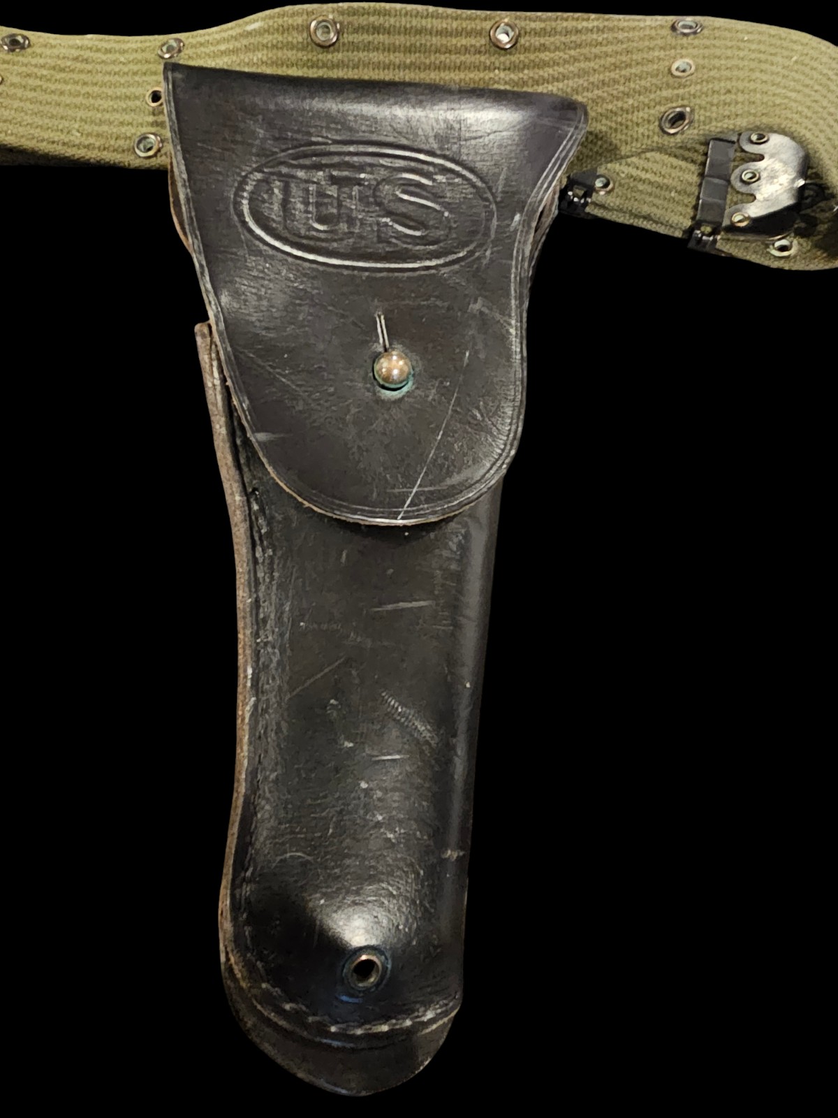 Vietnam War US Army M1911 Leather Holster and Belt