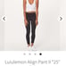 Lululemon Align Pants/Leggings II 25” Black 4