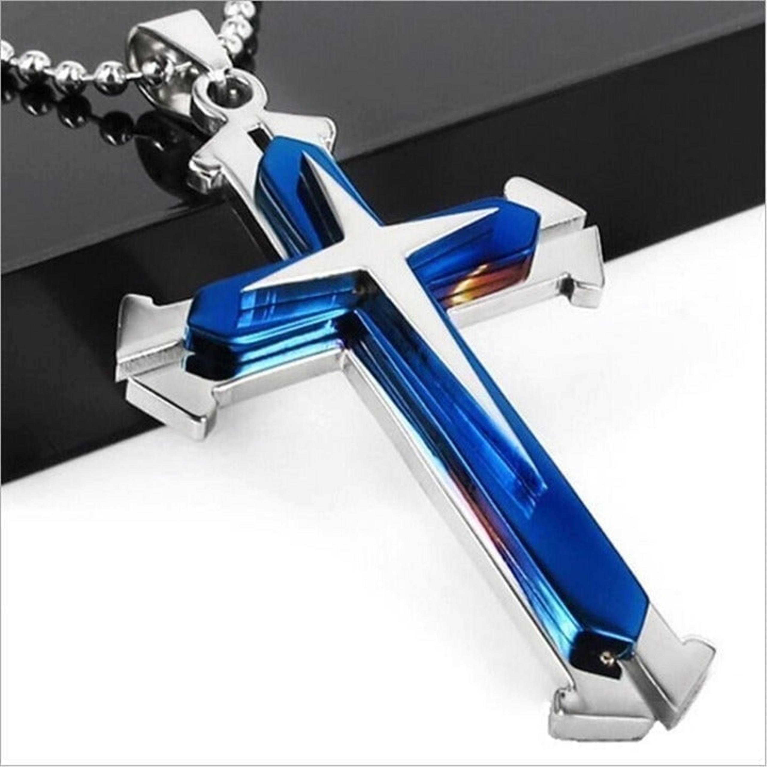 Jesus Domineering Spot cross Necklace, N90201P130