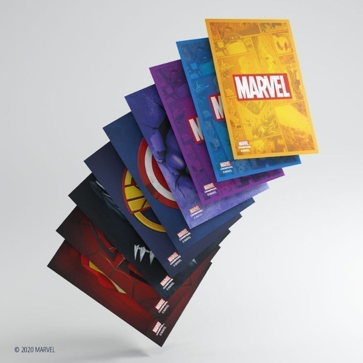 19x MARVEL CHAMPIONS Standard Size Trading Card Game Sleeves set of every art969