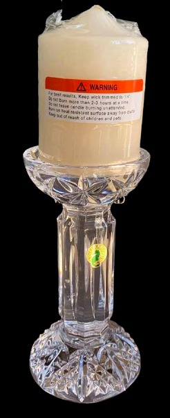 Waterford Crystal Balmoral Pillar 7.5 Candle Holder NEW IN THE BOX
